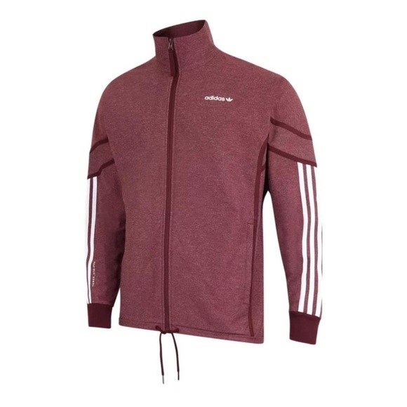 Adidas Originals Men's Burgundy Jacket - Picture 4 of 4